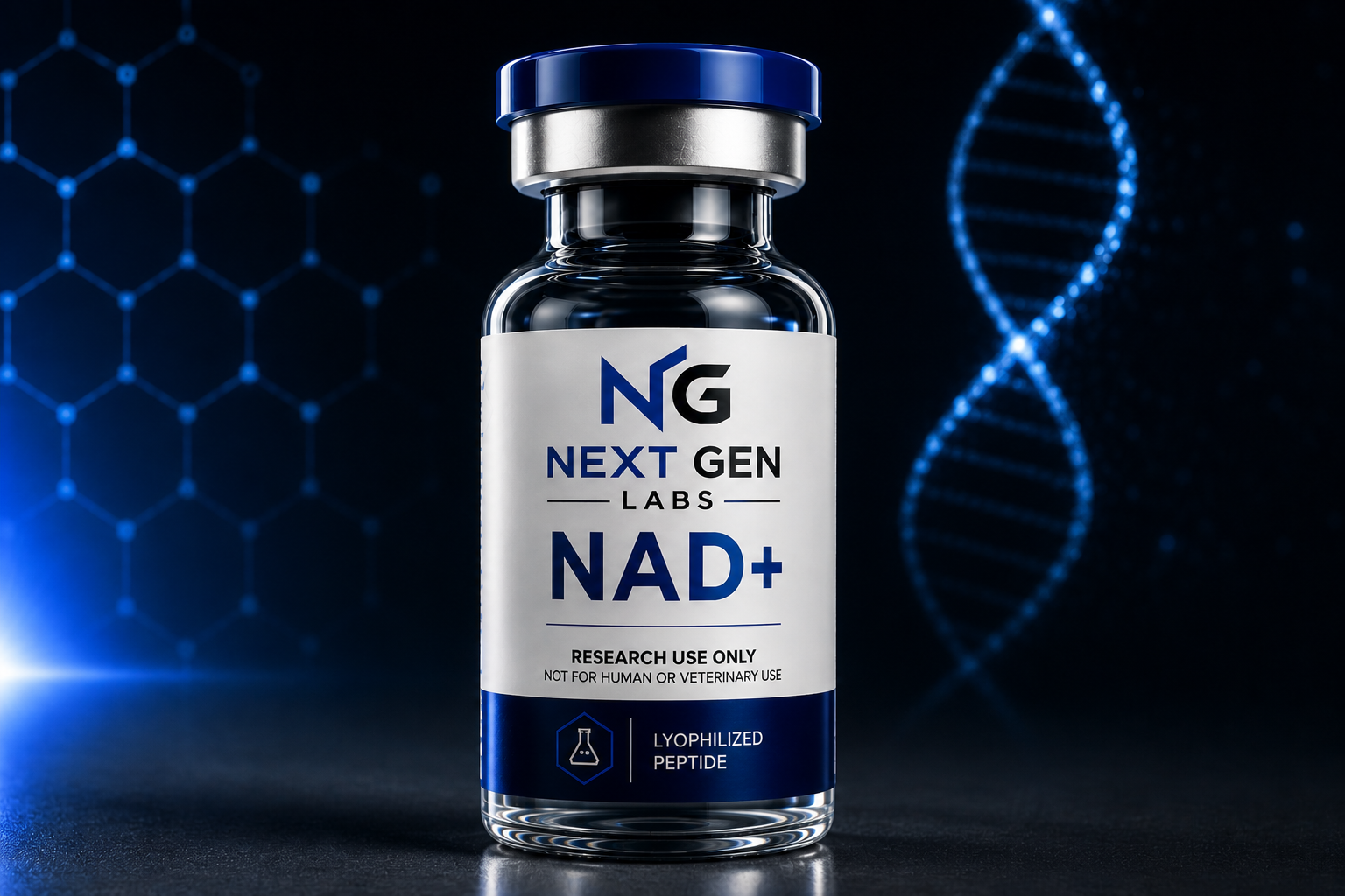 Next Gen Labs NAD+ research peptide vial